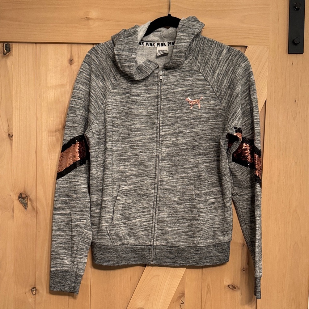 Pink Color Change Bling Hoodie